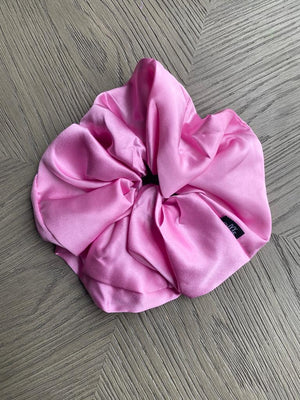 Bubble Gum Pink Jumbo Scrunchies