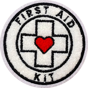 Fun Patches - First aid bagde with white border