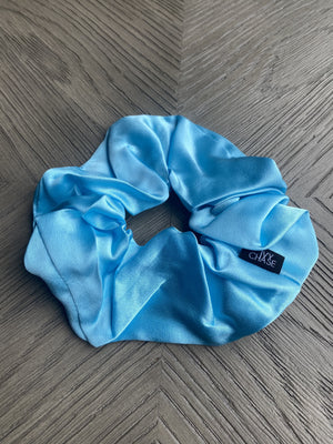 Bright Blue Max Scrunchies