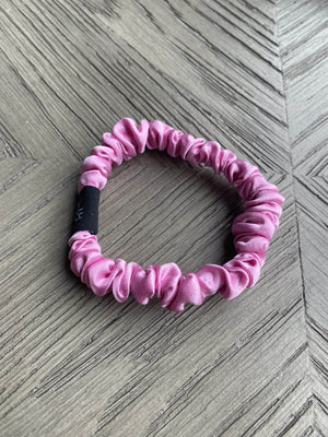 Bubble Gum Pink Mini Scrunchies