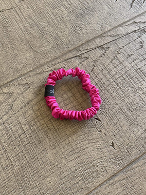 Hot Pink Mini Scrunchies