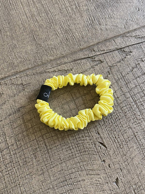 Yellow Mini Scrunchies